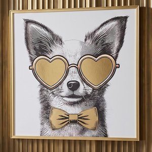 View Bodhy wall art - square - black and gold