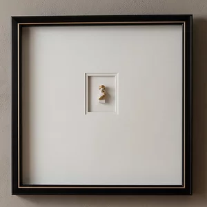 View Danni wall art - square - black and white