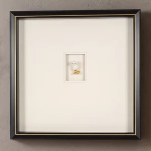 View Hanna wall art - square - black and white