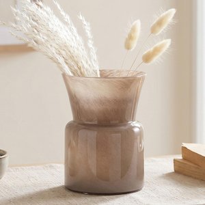 View Milo vase - round - taupe - glass
