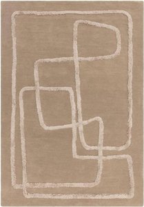 View Contemporary design matrix rug - infinity 95 - sand - sizes available
