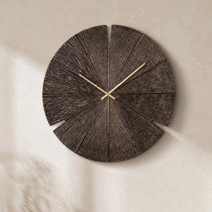 View Blaise wall clock - round - bronze - aluminium