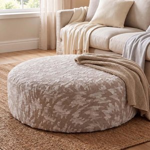 View Buoyant logan fabric swivel footstool - variation available