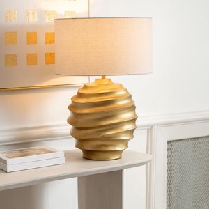 View Table lamp - beige and gold - aluminium View Table lamp - beige and gold - aluminium