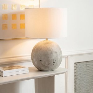 View Ball table lamp - grey - ceramic