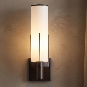 View Magly wall lamp - bronze - glass and metal