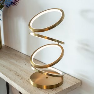 View Jaimin brushed gold table lamp View Jaimin brushed gold table lamp