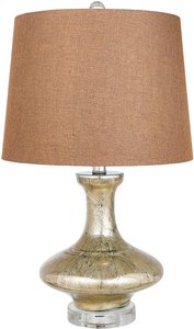View Zena crushed table lamp - gold - set of 2