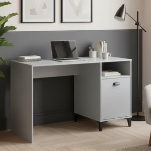 View Lakers locker desk - 1 door - grey