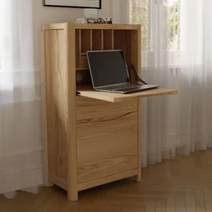 View Stockholm office unit - 1 door 1 drawer - oak