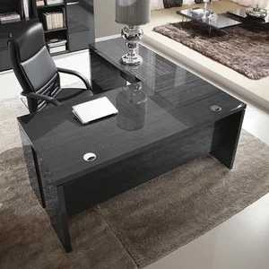 View Montecarlo office desk - 180cm - grey koto high gloss