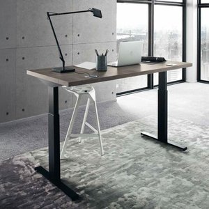 View Tivoli left desk - grey wood