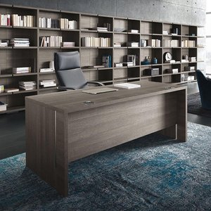 View Tivoli office desk - 180cm - grey wood