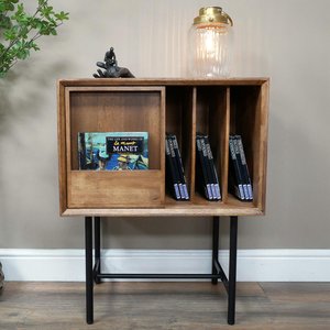 View Retro filing cabinet - 1 sliding door - fir wood