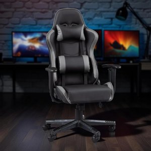 View Comet gaming chair - black leather View Comet gaming chair - black leather