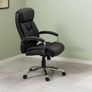 View Benson office chair - black faux leather