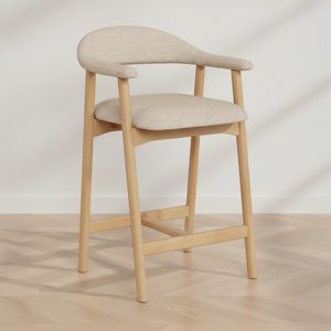 View Addi counter stool - set of 2 - sand fabric