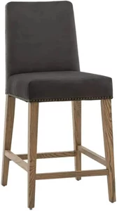 View Clearance - rex barstools - set of 2 - mouse velvet - d540