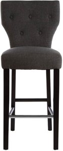 View Decatour barstool - set of 2 - grey fabric