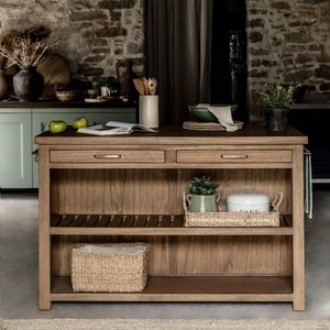 View Walcote kitchen island natural wood View Walcote kitchen island natural wood