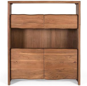 View Macerata buffet hutch - acacia wood - 2 door