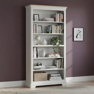View Cromwell bookcase - tall - grey painted
