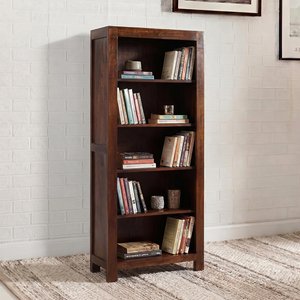 View Dakota bookcase - dark mango wood