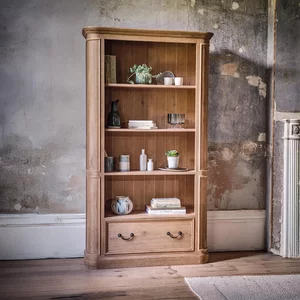 View Cannes bookcase - 1 drawer - timber wood