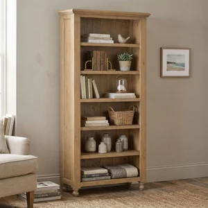 View Chateau bookcase - large - natural - rustic pine
