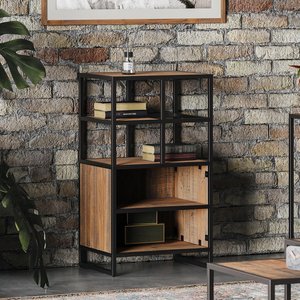 View Ooki modular reclaimed wood bookcase