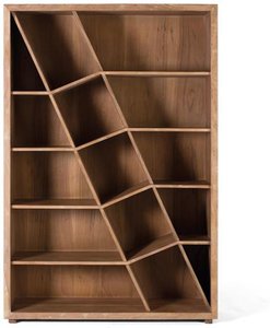 View Zenda bookcase - solid acacia wood