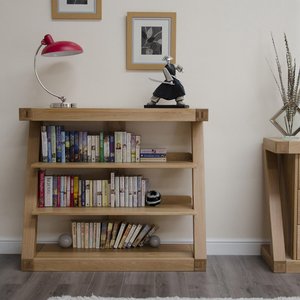 View Z designer bookcase - small - oak