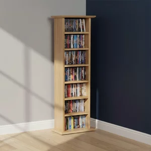 View Nimbus cd rack - tall - oak
