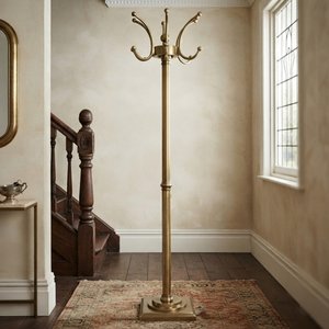 View Darwy coat rack - antique brass - metal View Darwy coat rack - antique brass - metal