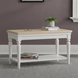 View Cromwell coffee table - grey painted