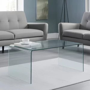 View Amalfi coffee table - 100cm - bent glass