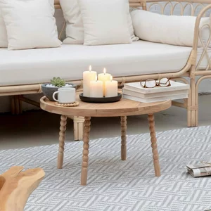 View Jammu coffee table - round - mango wood View Jammu coffee table - round - mango wood