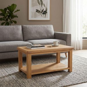View Dorchester coffee table - rustic oak View Dorchester coffee table - rustic oak