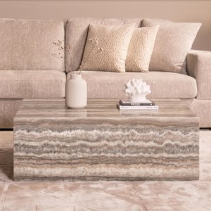 View Dulce coffee table - grey - marble
