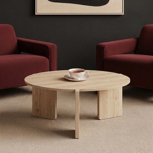 View Halo coffee table - round - oak - wood View Halo coffee table - round - oak - wood