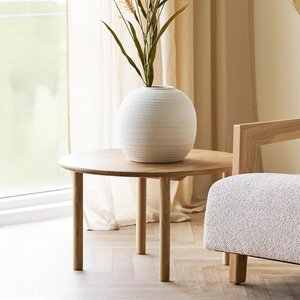 View Jena oak coffee table - round - natural View Jena oak coffee table - round - natural