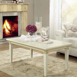 View Treviso italian coffee table - white ash