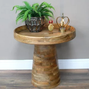 View Coffee table - round - wooden View Coffee table - round - wooden