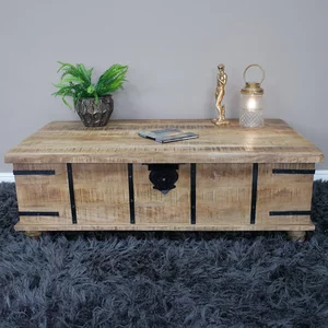 View Coffee table - large trunk - mango wood