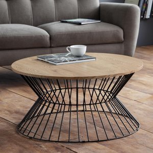 View Jersey coffee table 79cm - round - oak View Jersey coffee table 79cm - round - oak