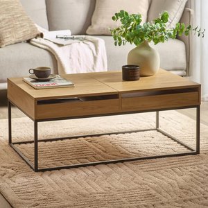 View Kade coffee table - storage - oak View Kade coffee table - storage - oak
