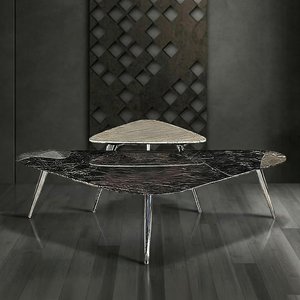 View Livia coffee table - triangle - marble - variation available