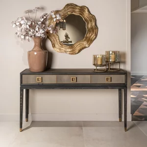 View Bloomville shagreen 3 drawer console table