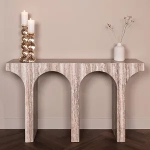 View Dulce console table - grey - marble