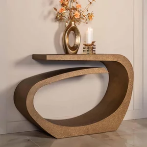 View Alhambra console table - brushed gold - metal